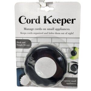 Evriholder Cord Keeper Manage Cords On Small Appliances Black White